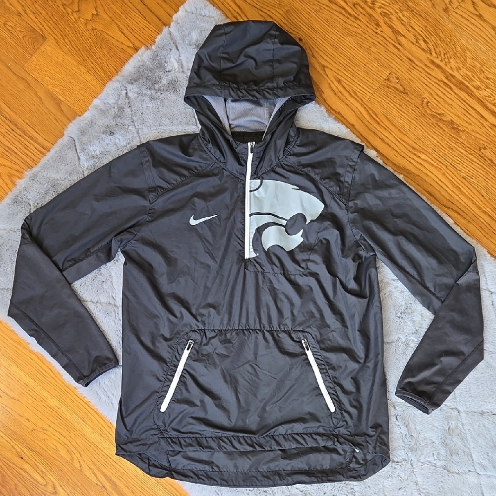 Nike Grey Windbreaker KSU, Women's Size   Medium, Great Condition